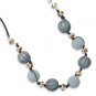 Multi Bead Satin Necklace