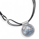Leather Multi Strand w/Roman Glass Necklace
