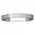 Stainless Roman Numeral Cuff Bracelet