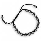 Adjustable Macrame w/Stainless Steel Beads