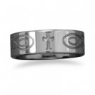 Tungsten RIng W/Cross