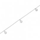 Peace Sign Anklet