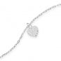 Swarovski Crystal Heart Anklet