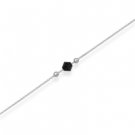 Anklet Black Crystal