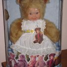 Anne Geddes Baby Bear Doll Girl With Apron 2001 Plush NIB Signature Collection