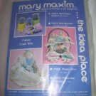 Mary Maxim Plastic Canvas Needlework Craft Kit #78213 Mini Fabric Baskets NOS