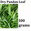 Thai Thailand Dry Pandan Leaves Leaf Packaged Sealed for aroma 100 grams