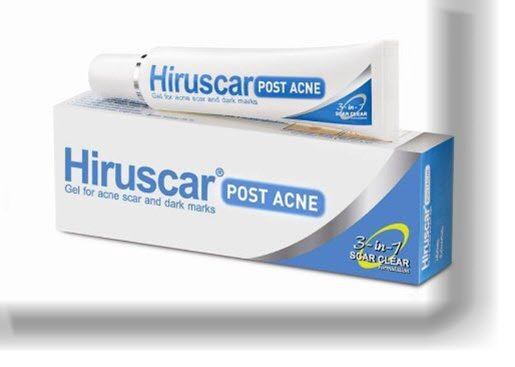 Hiruscar Postacne 3 in 1 scar clear formulation Gel for acne scar and dark mark 5 g