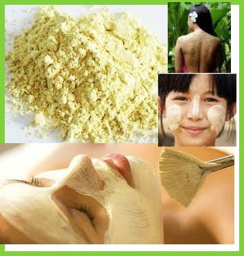 100g Pure Thanaka Powder Anti Acne Anti-Aging Skin Whitening Remove Hair