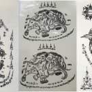 Temporary Thai Tattoos Stickers Waterproof Art Stickers set 3