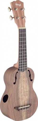 Stagg Concert Ukulele UCX-ACA-S with solid Acacia Top, Back & Sides