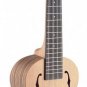 Stagg Soprano Ukulele USX-ZEB-S with solid Cedar top, Zebra Wood Back and Sides
