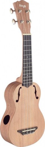 Stagg Concert Ukulele UCX-ROS-S  with solid Cedar  top