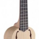 Stagg Soprano Ukulele USX-SPA-S with solid spruce top Spalted Maple Sides