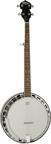 Washburn Five String Remo Head Mahagony Body B11K with  Hard Shell Case