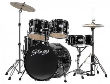 New Stagg 5 Piece Fusion Drum Set TIM620F