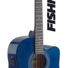 Stagg SA40DCFI-TB Acoustic/Electric Guitar Trans Blue