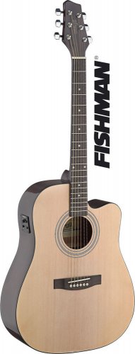 Stagg SA40DCFI-BS Acoustic/Electric Guitar Natural