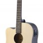 Stagg SA30DCE-N-LH Acoustic/Electric Guitar LEFTY