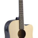 Stagg SA30DCE-BS Acoustic/Electric Guitar Natural