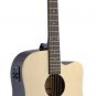 Stagg SA30DCE-BS Acoustic/Electric Guitar Natural