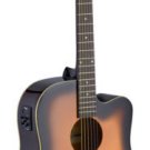 Stagg SA30DCE-BS Acoustic/Electric Guitar