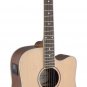 James Neligan Asyla Series, Dreadnought Acoustic/ Electric Cutaway, solid Spruce