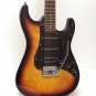 Boulder Creek Strat Style S3-ASB   Electric Guitar w. Deluxe Case