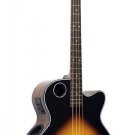 Boulder Creek Solitaire Solid Spruce Top  Acoustic /Electric 4-Str Bass EBR1-TB4