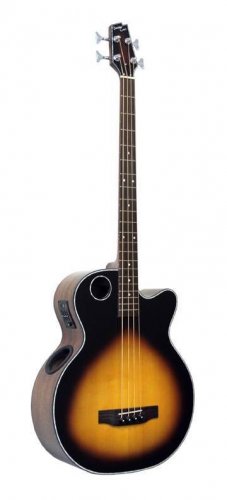 Boulder Creek Solitaire Solid Spruce Top  Acoustic /Electric 4-Str Bass EBR1-TB4