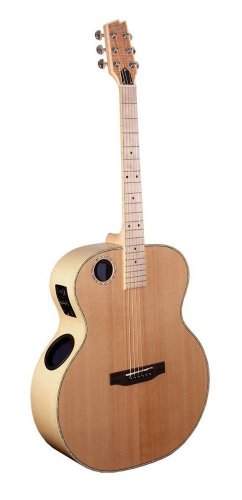 Boulder Creek Solitaire Jumbo SpruceTop  Acoustic /Electric Guitar ERJ7-N