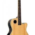 Boulder Creek Solitaire OM Body Solid Spruce Top Acoustic /Electric Guitar ECRM2