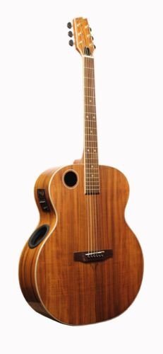 Boulder Creek Solitaire Jumbo Koa Top  Acoustic /Electric Guitar ERJ6-N