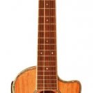 Oscar Schmidt OU5LCE Cutaway Acoustic/Electric Concert Ukulele Hawaiian Koa