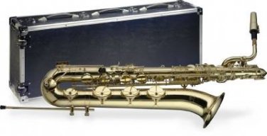 Levante Eb-Baritone Saxophone LV-BS4105, in flight case,