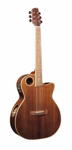 Boulder Creek Gold Series Grand Concert Acoust./ Electr. solid RW Top Guitar