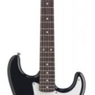 STAGG S250-BK Strat Style Electric Guitar Black w. 10W Amp and Clip on Tuner