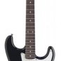 STAGG S250-BK Strat Style Electric Guitar Black w. 10W Amp and Clip on Tuner
