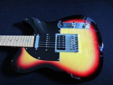 Boulder Creek N3-FMSB   Electric Guitar w. Case