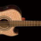 Oscar Schmidt  OH32SEQN Quilted Top Bajo Quinto with Fishman Pickup and Gig Bag