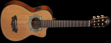 Oscar Schmidt OH30SCE Bajo Quinto with Gig Bag
