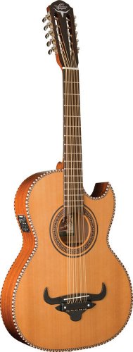 Oscar Schmidt OH22SE Thinline Bajo Quinto with Fishman Pickup and Gig Bag