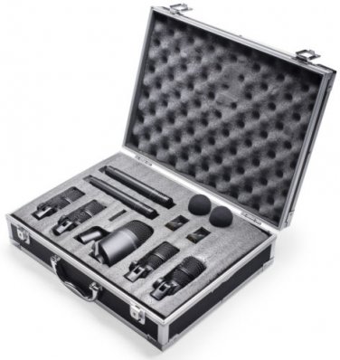 Stagg Set of 7 Drum Microphones in Flight Case