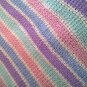 hand crochet twin sized soft blanket