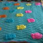 school of fishes child blanket
