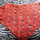 coral colored shawl