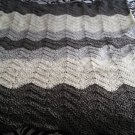gray wave blanket
