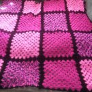 pink themed block blanket