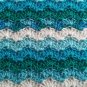 ocean colored soft blanket