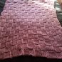 Basket weave blanket homemade
